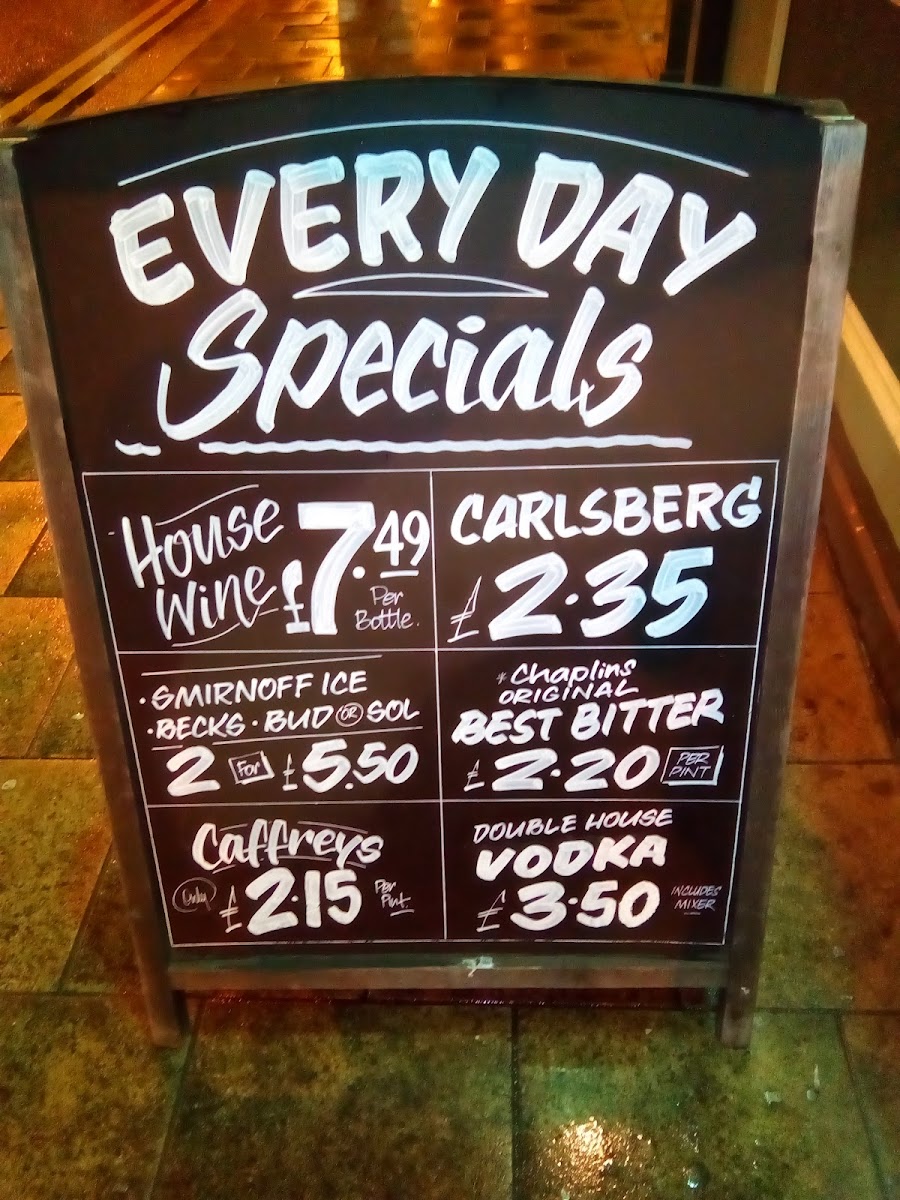 Chaplins Menu - Image 2